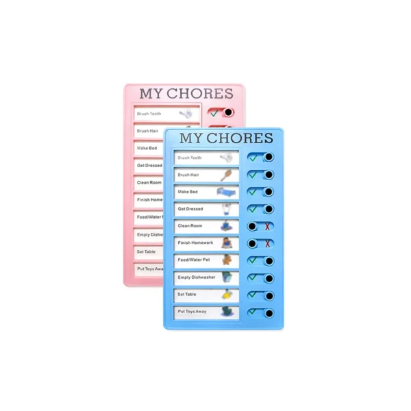 Portable Chore Chart Memo Board, To Do List Checklist Board Detachable Reusable DIY Message Home Travel Planning Reminder Chart - Image 3